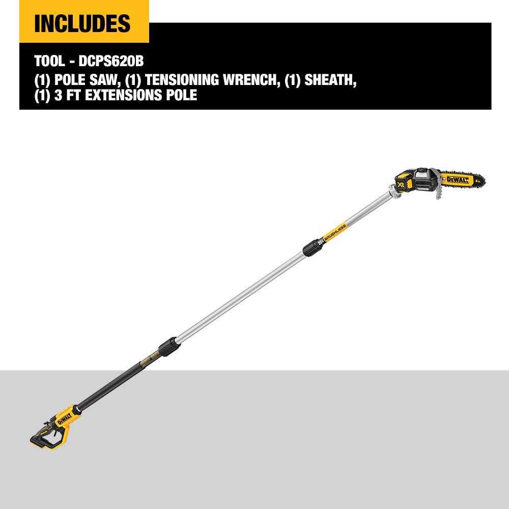 DEWALT 20V Max XR Cordless Pole Saw - Image 5