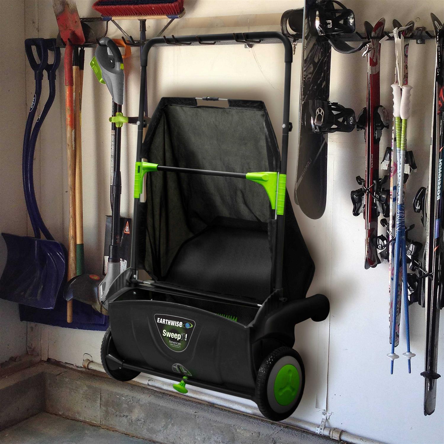 Earthwise 21 Push Lawn Sweeper - Image 5