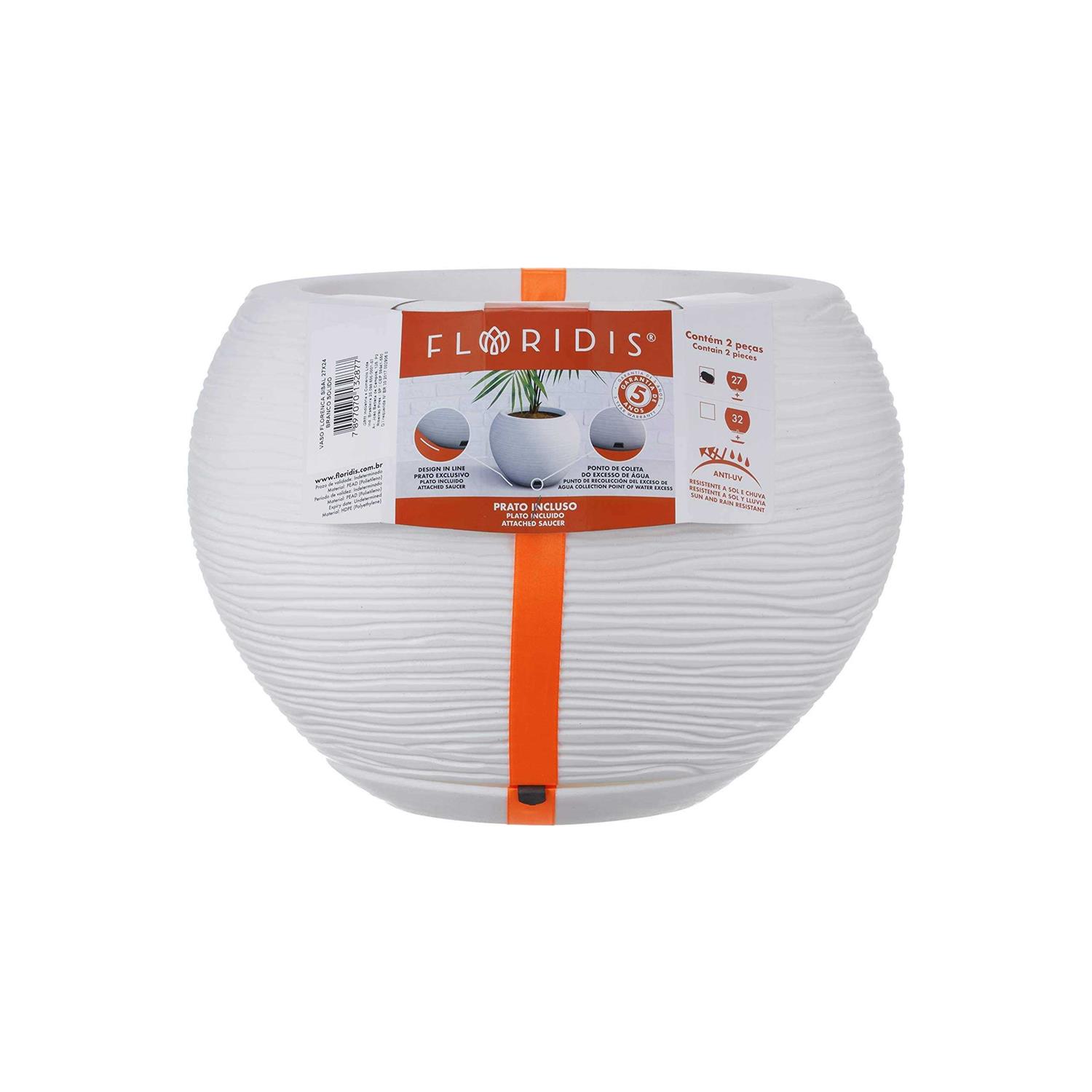 Florence Polyethylene Resin Pot Planter Floridis - Image 5