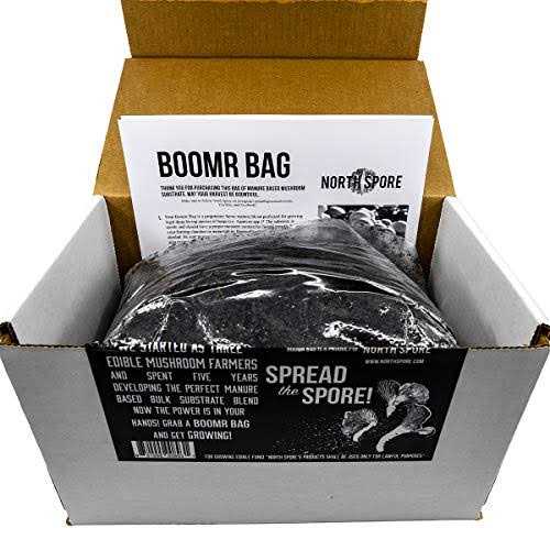 North Spore 'Boomr Bag' Manure-Based Sterile Bulk Mushroom Substrate - Image 3