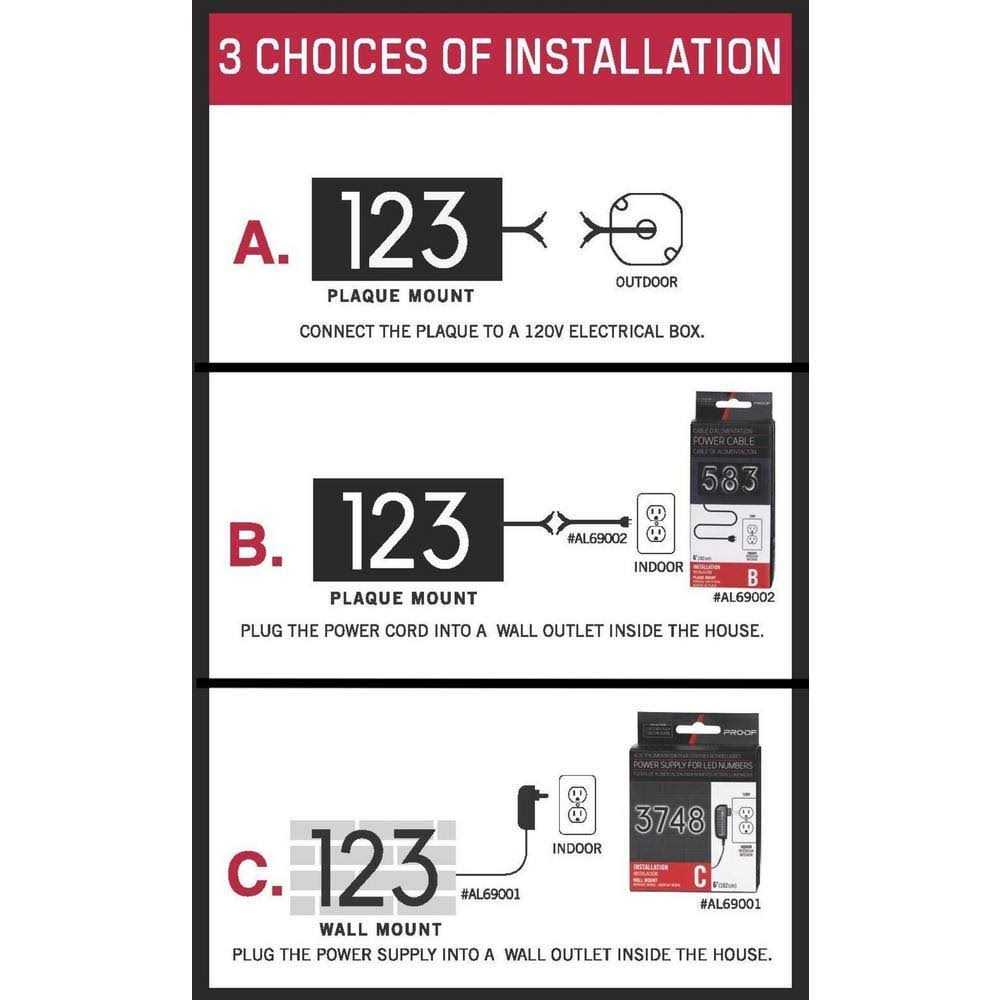 PRO-DF LED Backlit House Number - Image 3