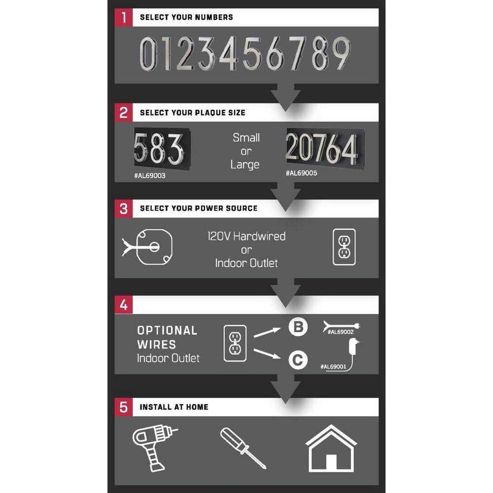 PRO-DF LED Backlit House Number - Image 5