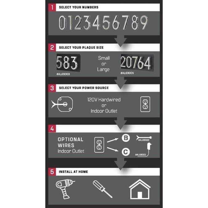 PRO-DF LED Backlit House Number - Image 5