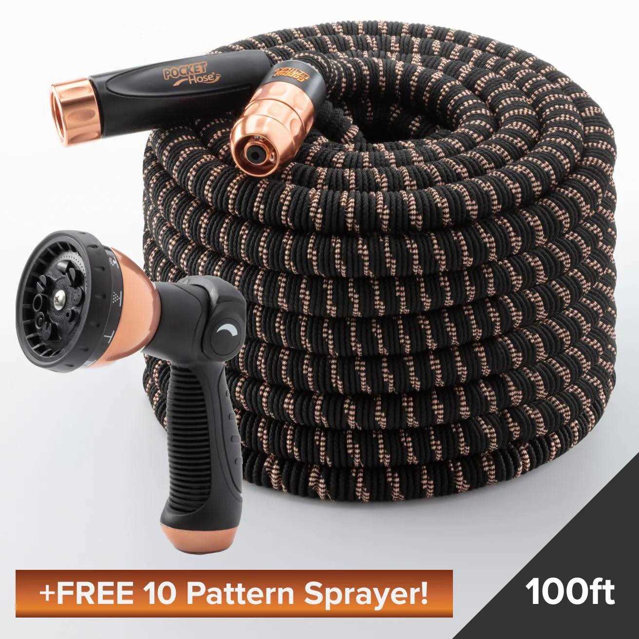 Pocket Hose Copper Bullet 3/4 in. Dia x Expandable 650 psi Lightweight Lead-Free Kink-Free Hose - Image 3