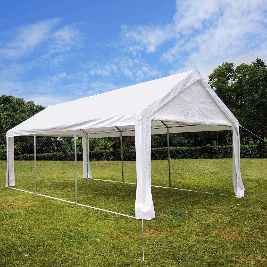 Quictent 20' x 13' Heavy Duty Car Shelter - Image 4