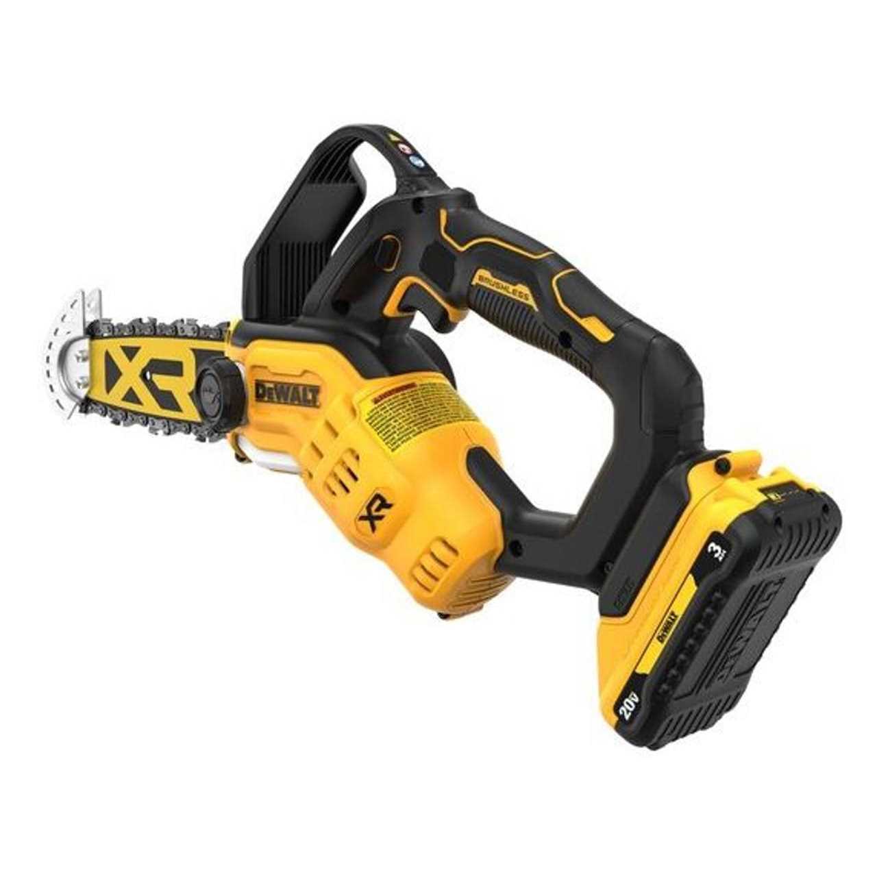 DEWALT 20V MAX 8-in. Brushless Cordless Pruning Chainsaw Kit DCCS623L1 - Image 4