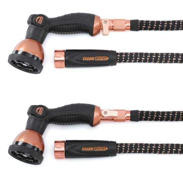 Pocket Hose Copper Bullet with Thumb Spray Nozzle As-seen-on-TV Expands - Image 4