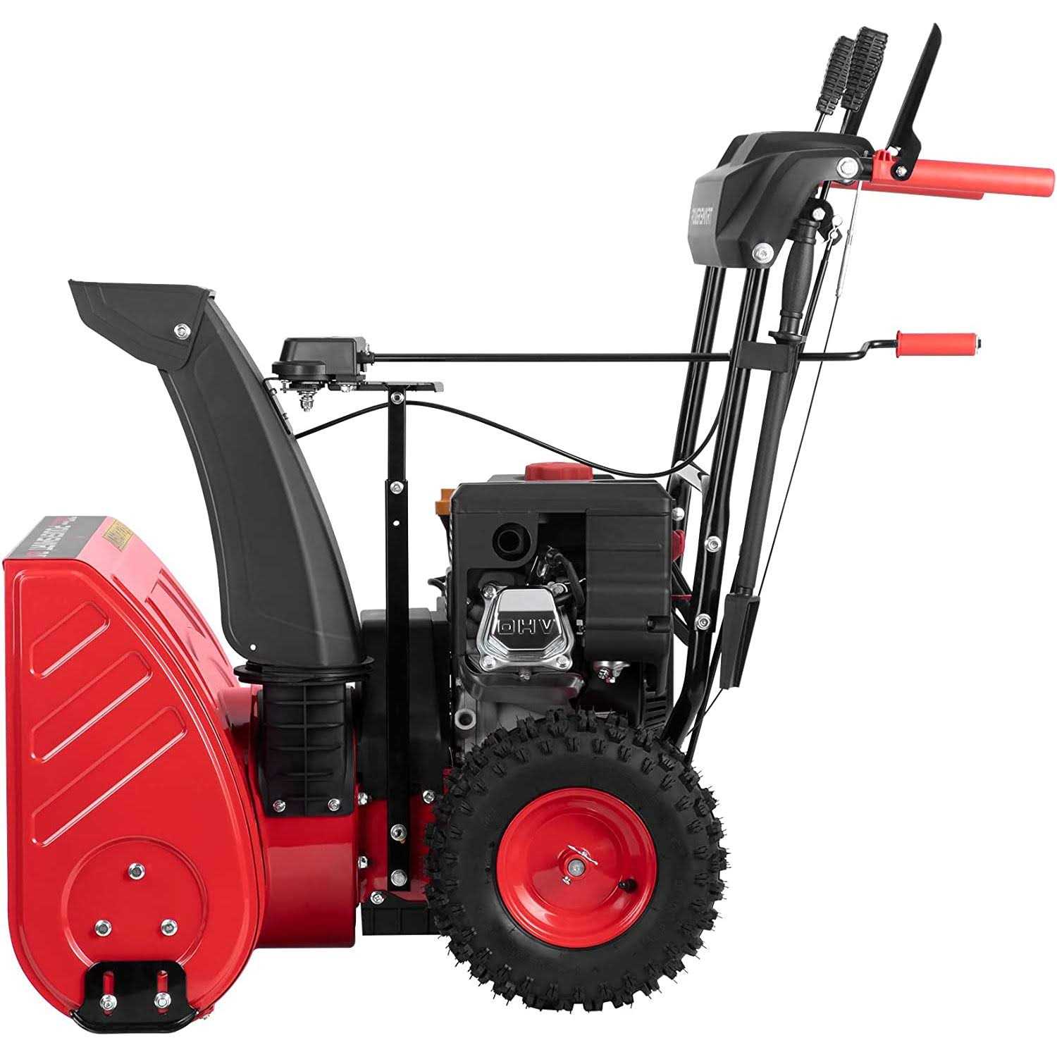 Powersmart pssw24 24 in. 212cc 2-Stage Electric Start Gas Snow Blower - Image 5