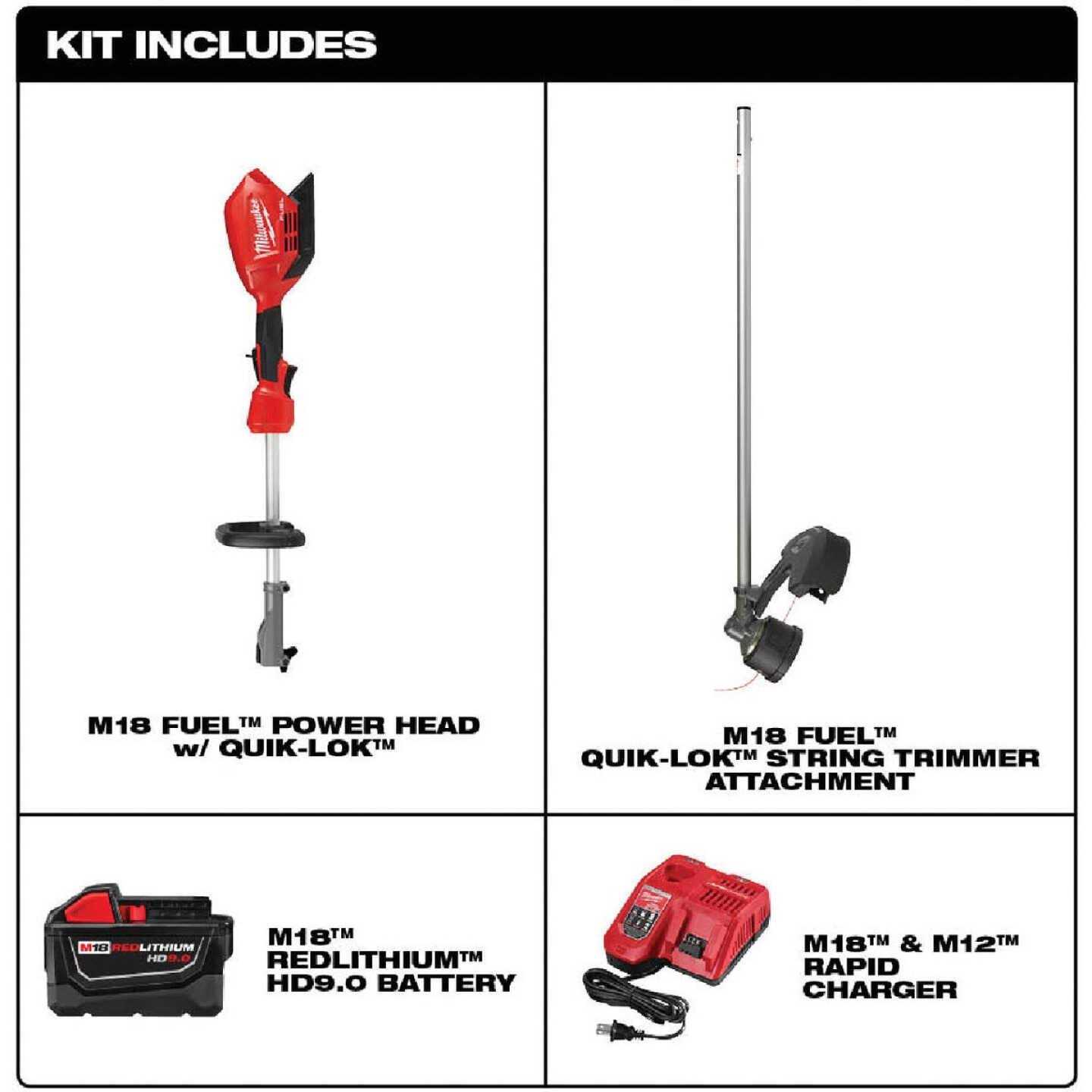 Milwaukee M18 FUEL QUIK-LOK String Trimmer Kit 2825-21ST - Image 5