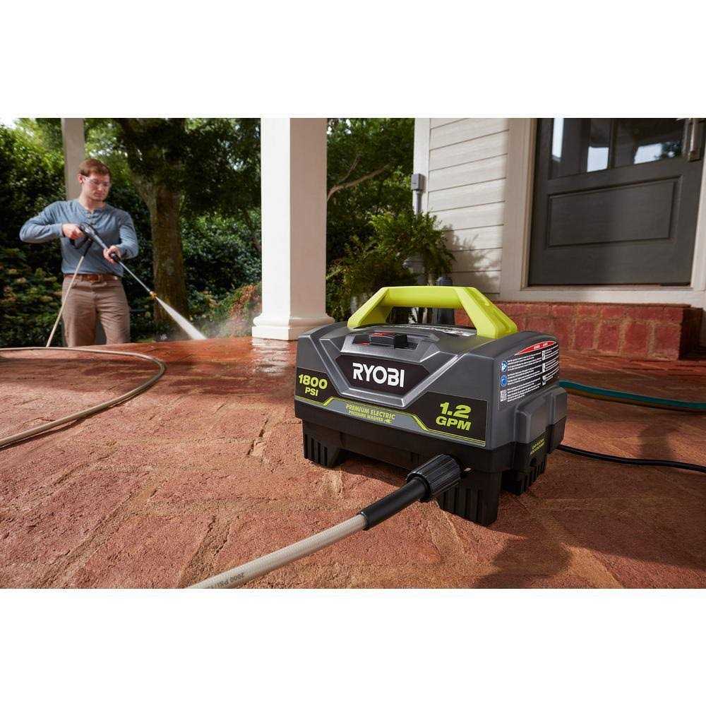 Ryobi 1,800 PSI 1.2 Gpm Electric Pressure Washer - Image 4