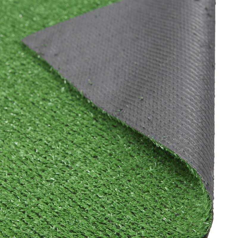 Ottomanson Evergreen Collection Waterproof Solid Grass Design Indoor/Outdoor Artificial Grass Rug - Image 5