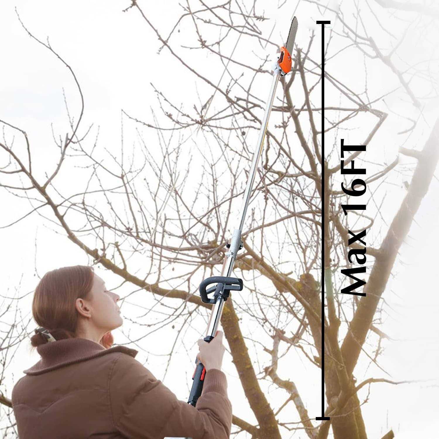 Pole Saw Powerful Gas Pole Chainsaw 42.7Cc 2-Cycle Cordless Extension Pole Saw - Image 5