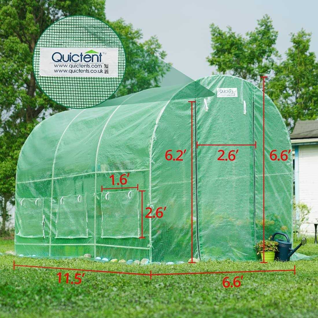 Quictent Upgraded 12x7x7 Ft Portable Greenhouse Large Walk-in - Image 3
