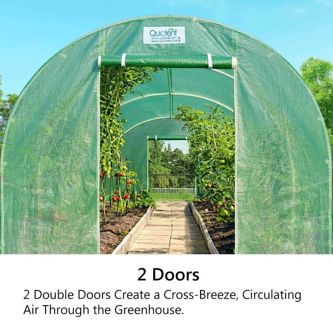 Quictent Upgraded 12x7x7 Ft Portable Greenhouse Large Walk-in - Image 4