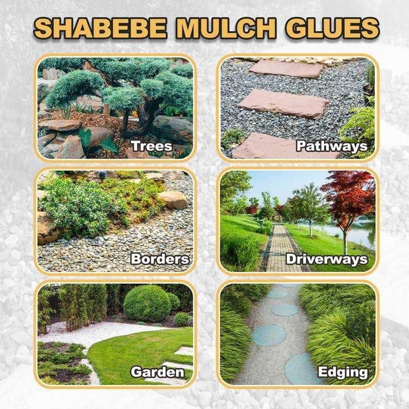 Oycevila Strong Concentrate Mulch Glue Gravel Binder Mulch Glue Non-Toxic Mulch Glue - Image 5