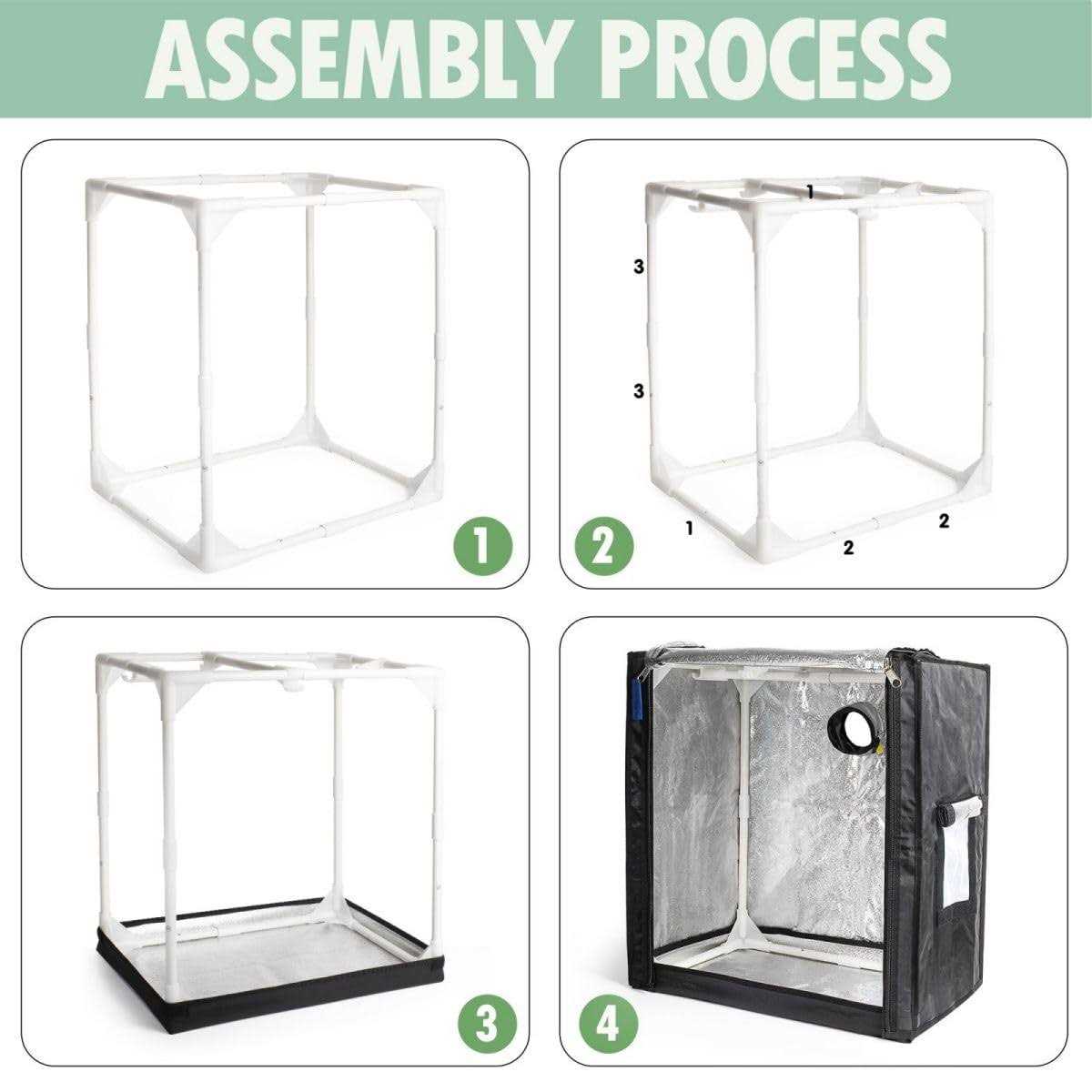 POTLAB Small Grow Tent for AeroGarden Indoor Garden Mini Grow Tent for Hydroponics Growing System,Protection Enclosure for Indoor herb Garden :18.9 - Image 5