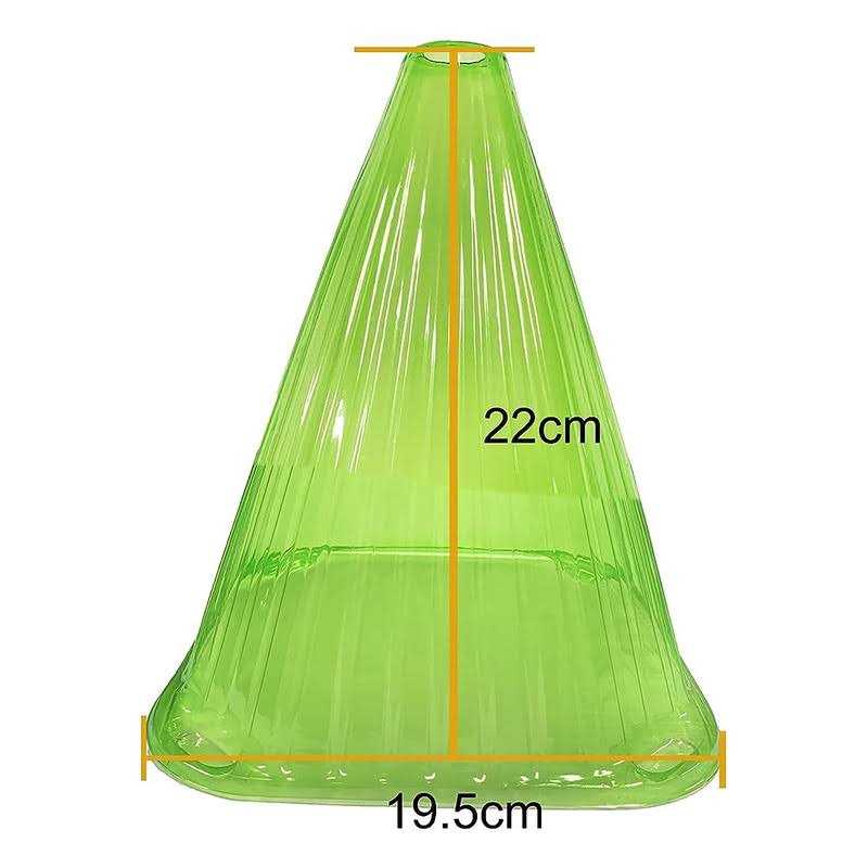 Fshow Garden Cloches,20 Pack Reusable Plant Bell Cover,Bell Jar Cloches for Protection Against Sun - Image 4