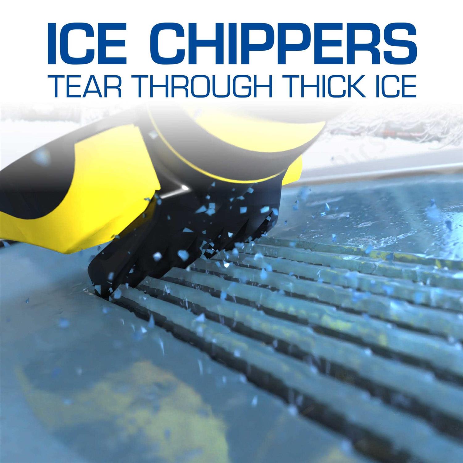 Rain-x Snow Brush Ice Scraper Curved Handle, Yellow and - Image 3