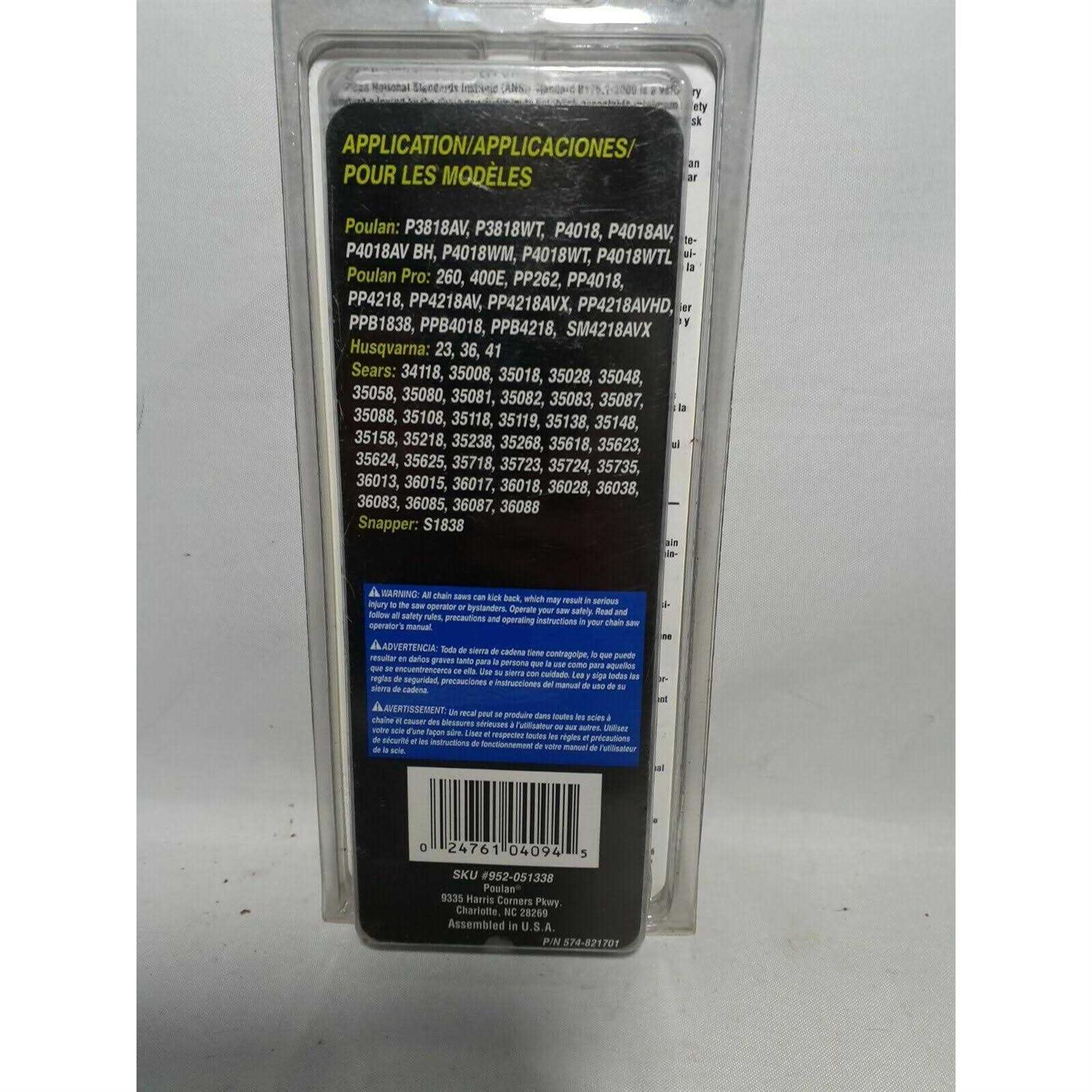 Poulan 18 Inch Replacement Chainsaw Chain - Image 4