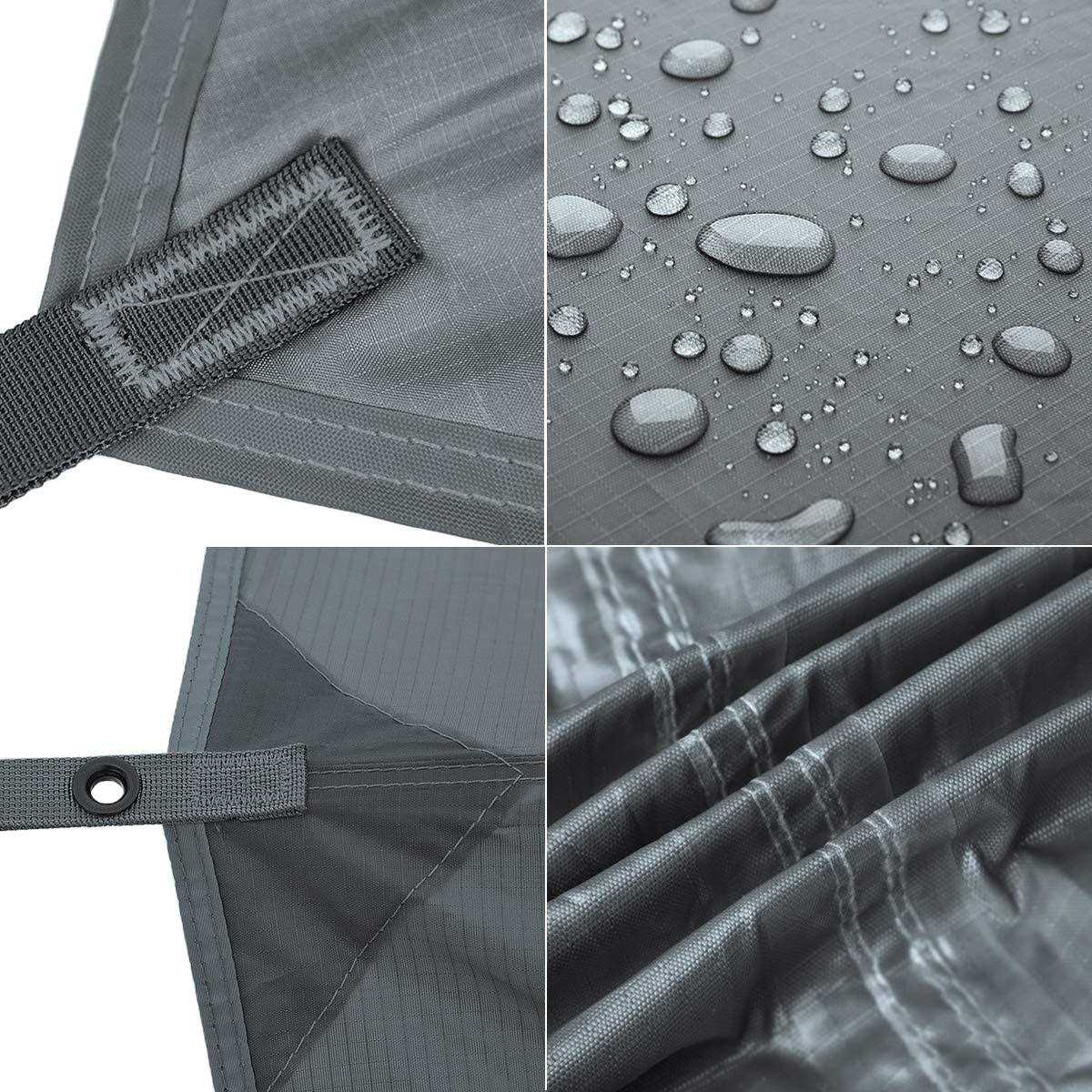 FREE SOLDIER Waterproof Portable Tarp Multifunctional Outdoor Camping Traveling Awning Backpacking Tarp Shelter Rain Tarp - Image 4