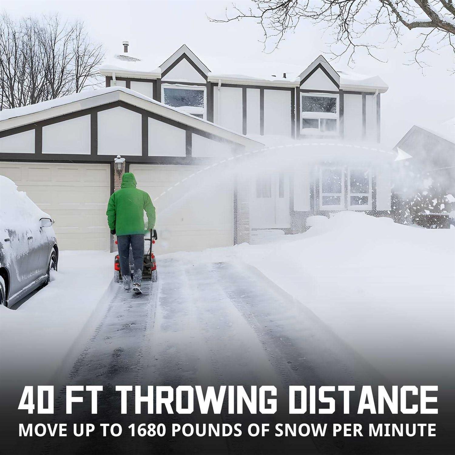 Powersmart 21 inch Single Stage Gas Snow Blower PSSW21 - Image 5