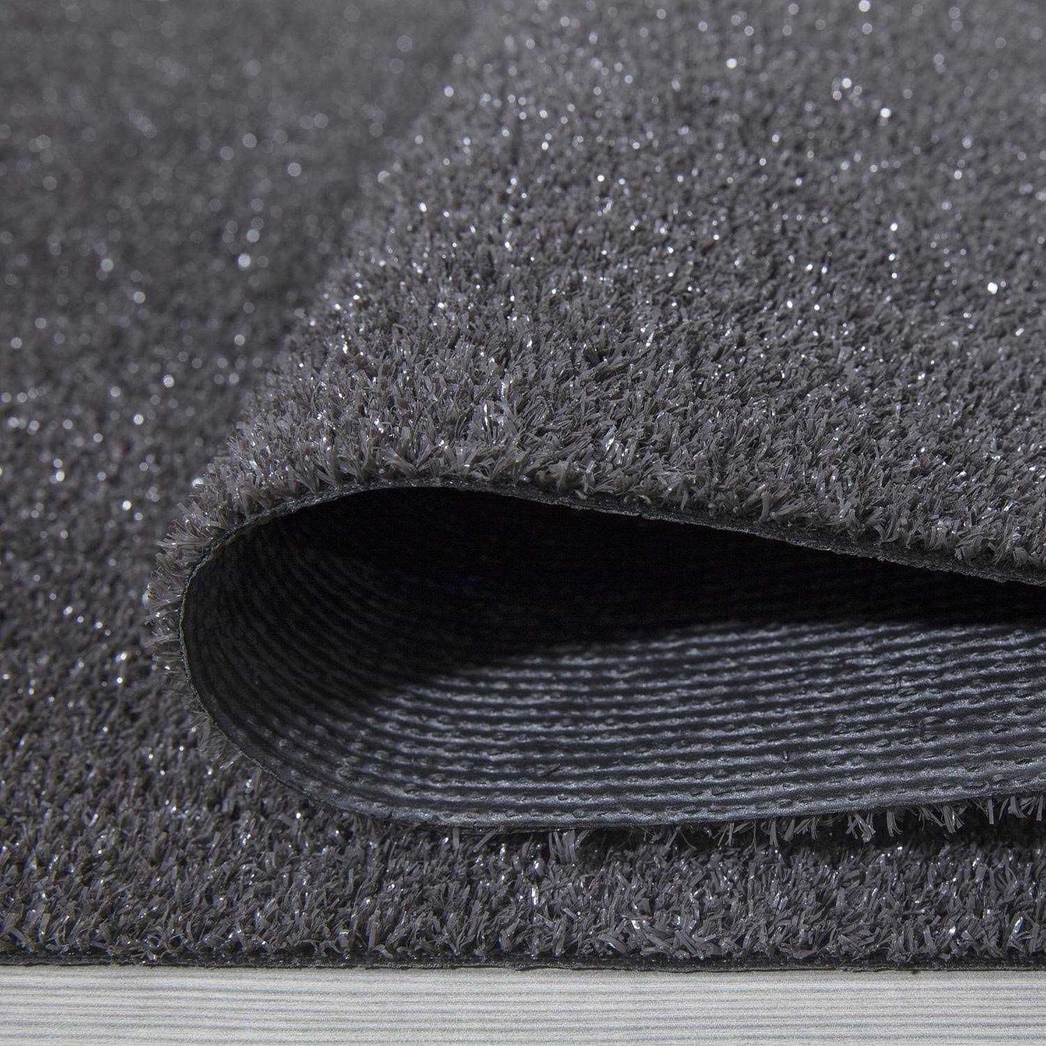 Ottomanson Waterproof Solid Grass Indoor/Outdoor Artificial Grass Rug - Image 3