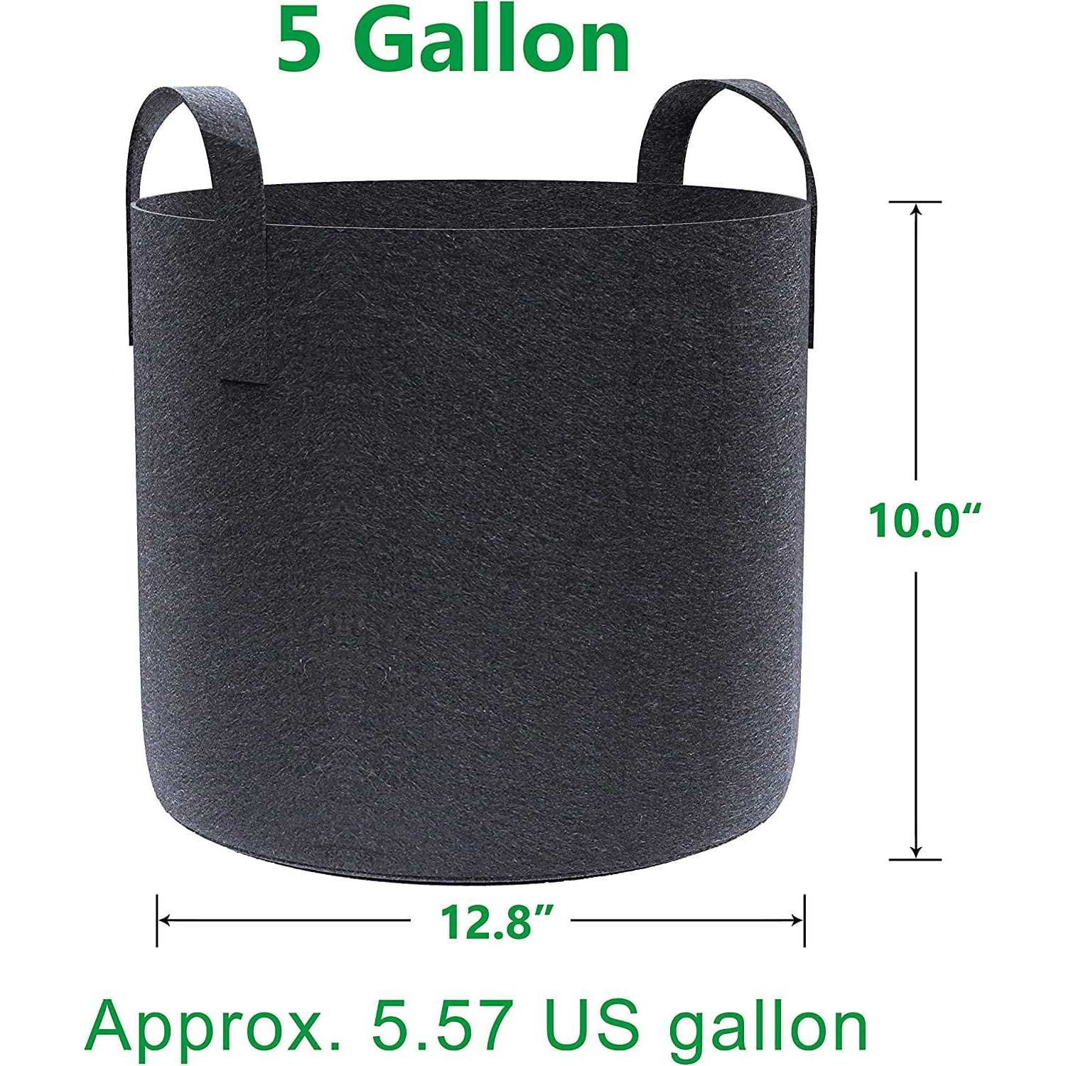 Gardzen 5 Gallon Grow Bags - Image 4
