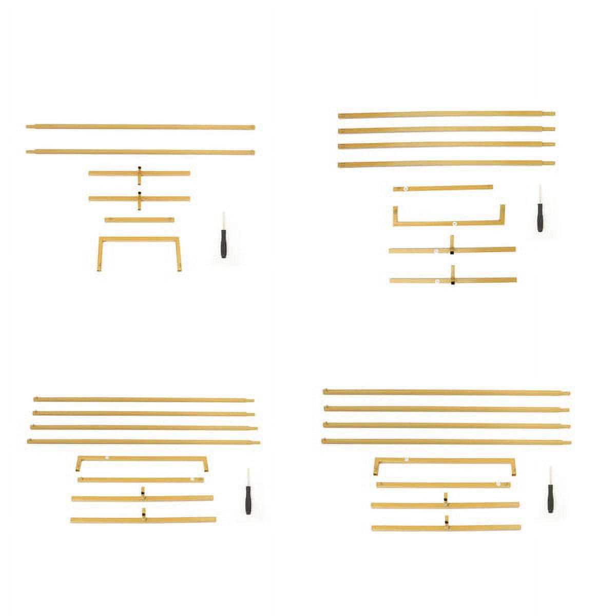 Efavormart Gold Metal Backdrop Wedding Flower Stand - Image 3