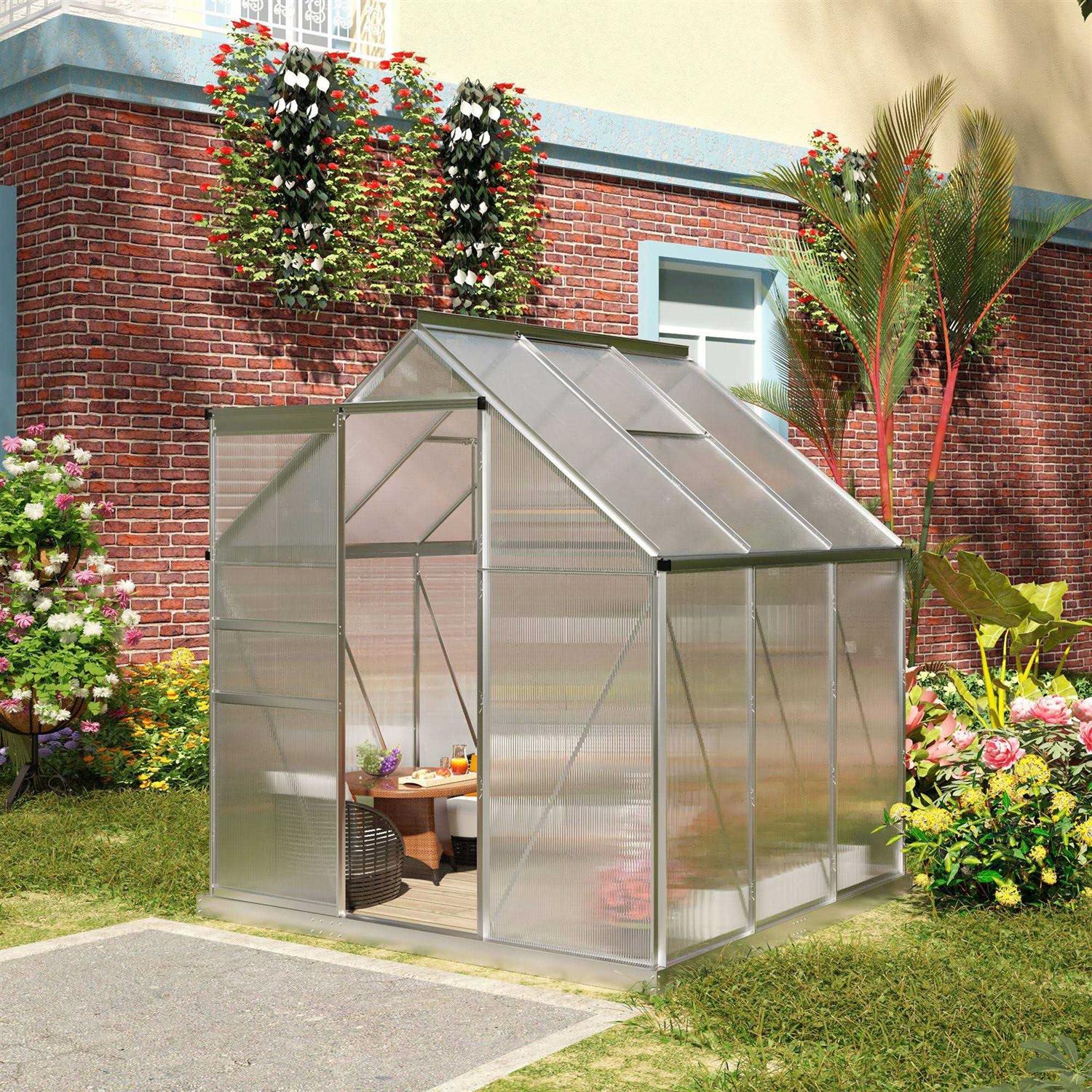 Outsunny 6' x Walk Greenhouse - Image 3