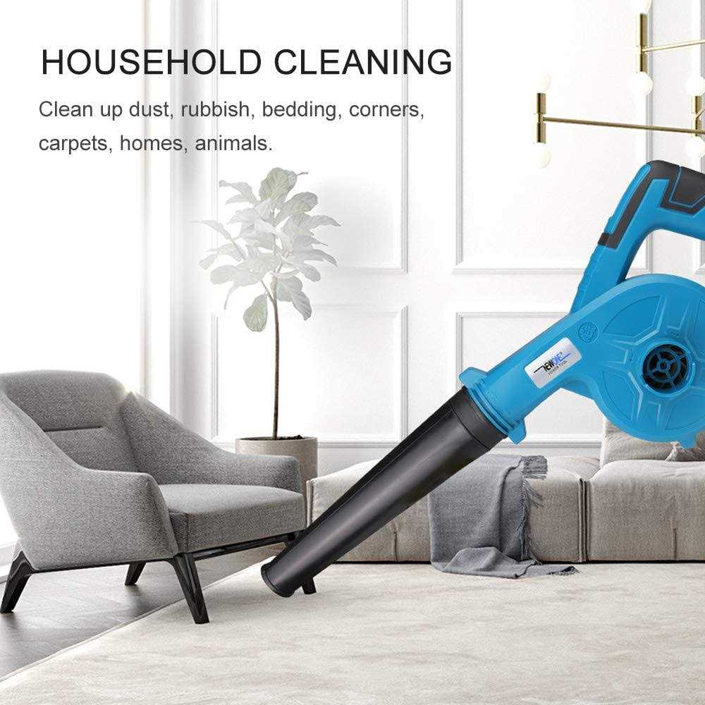 NEWONE 20V Cordless Leaf Blower,2 Speed Sweeper Vacuum,Electric Leaf Blower,3 in 1 Design Air Blower,Lightweight Leaf Blower with 2.0 AH Battery and - Image 5