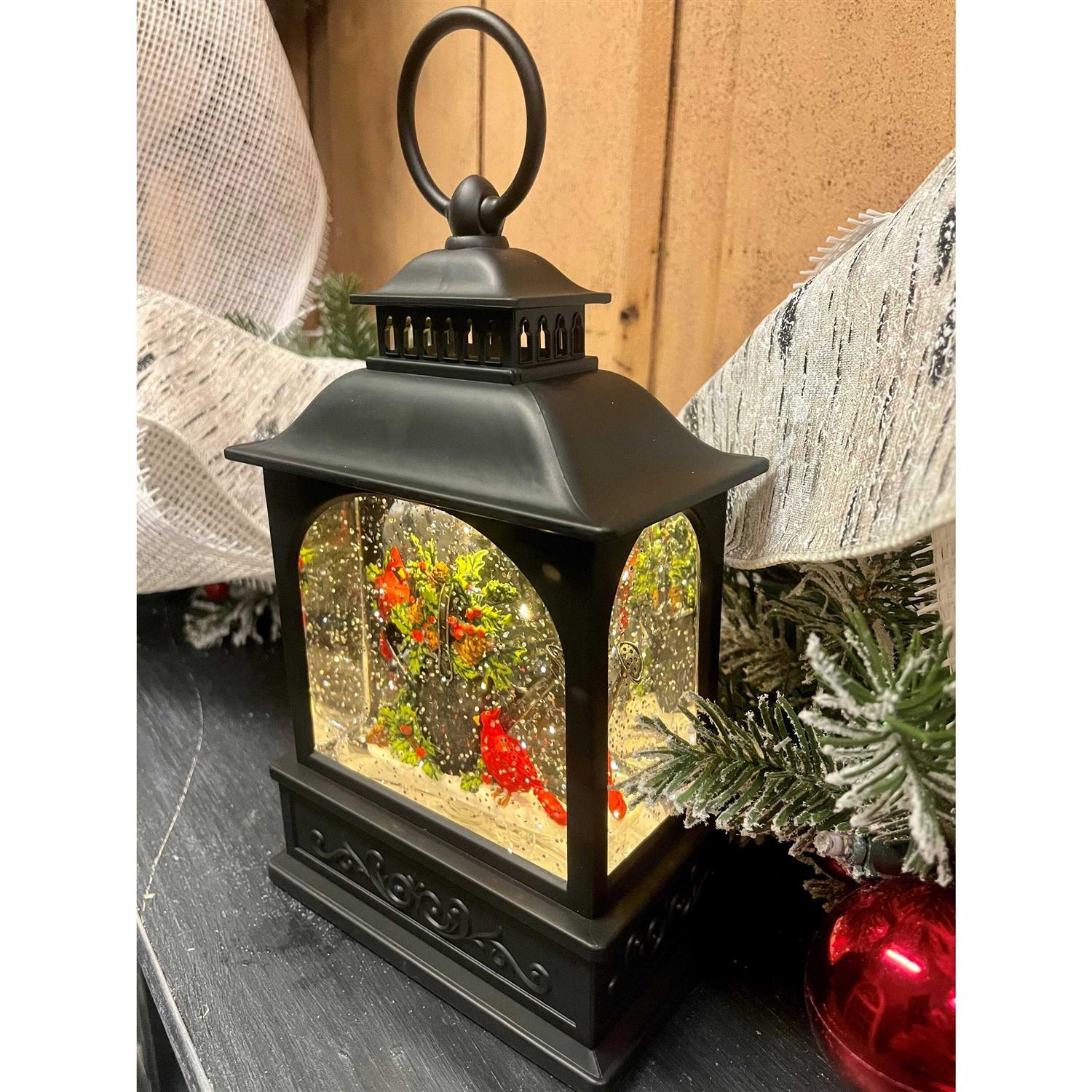 Raz Imports Cardinals on Watering Can Lighted Water Lantern - Image 3