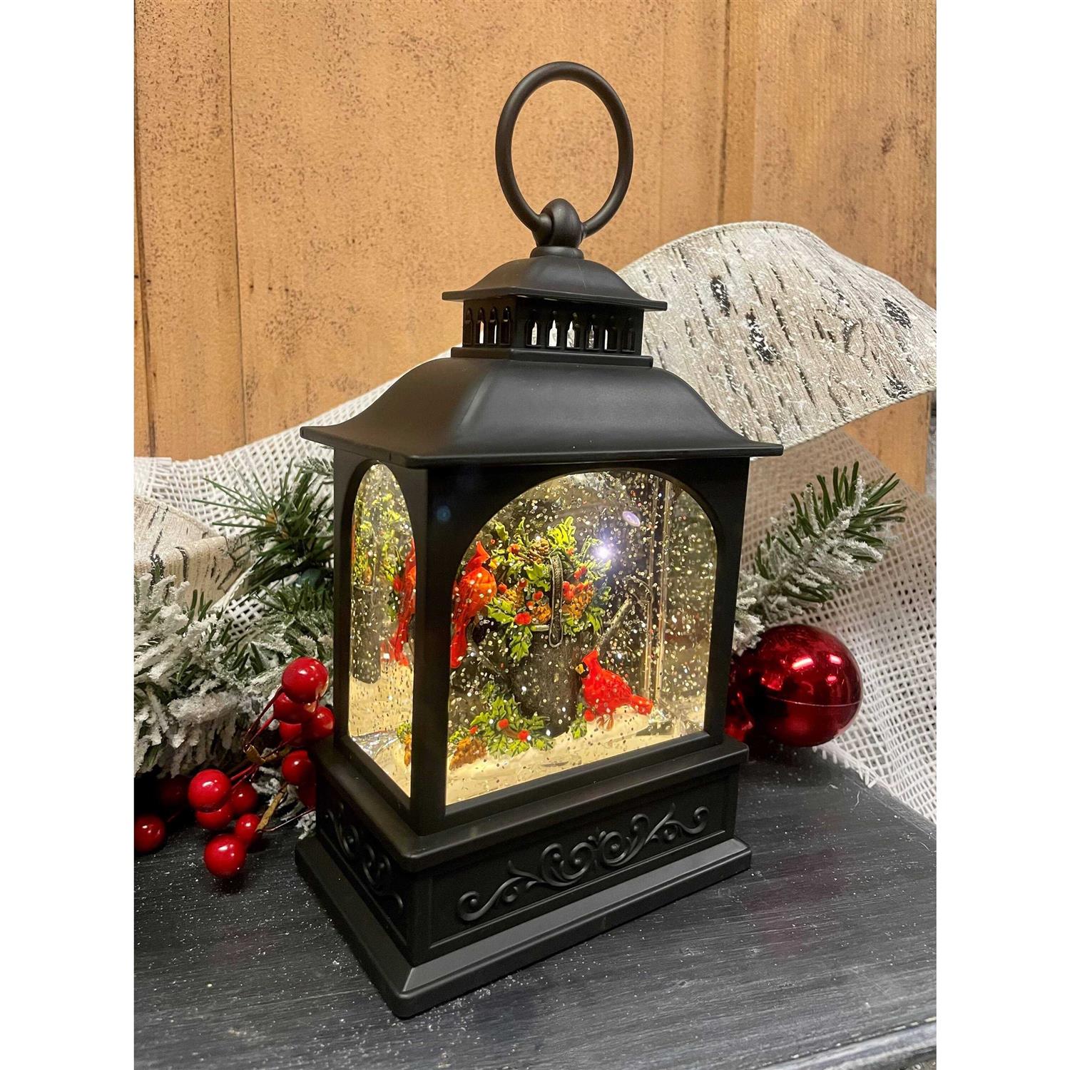 Raz Imports Cardinals on Watering Can Lighted Water Lantern - Image 5