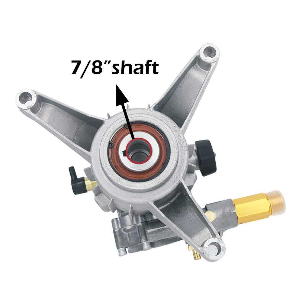 Pressure Washer Pump Replacement 7/8'' Shaft Vertical Pressure Pump - Image 3