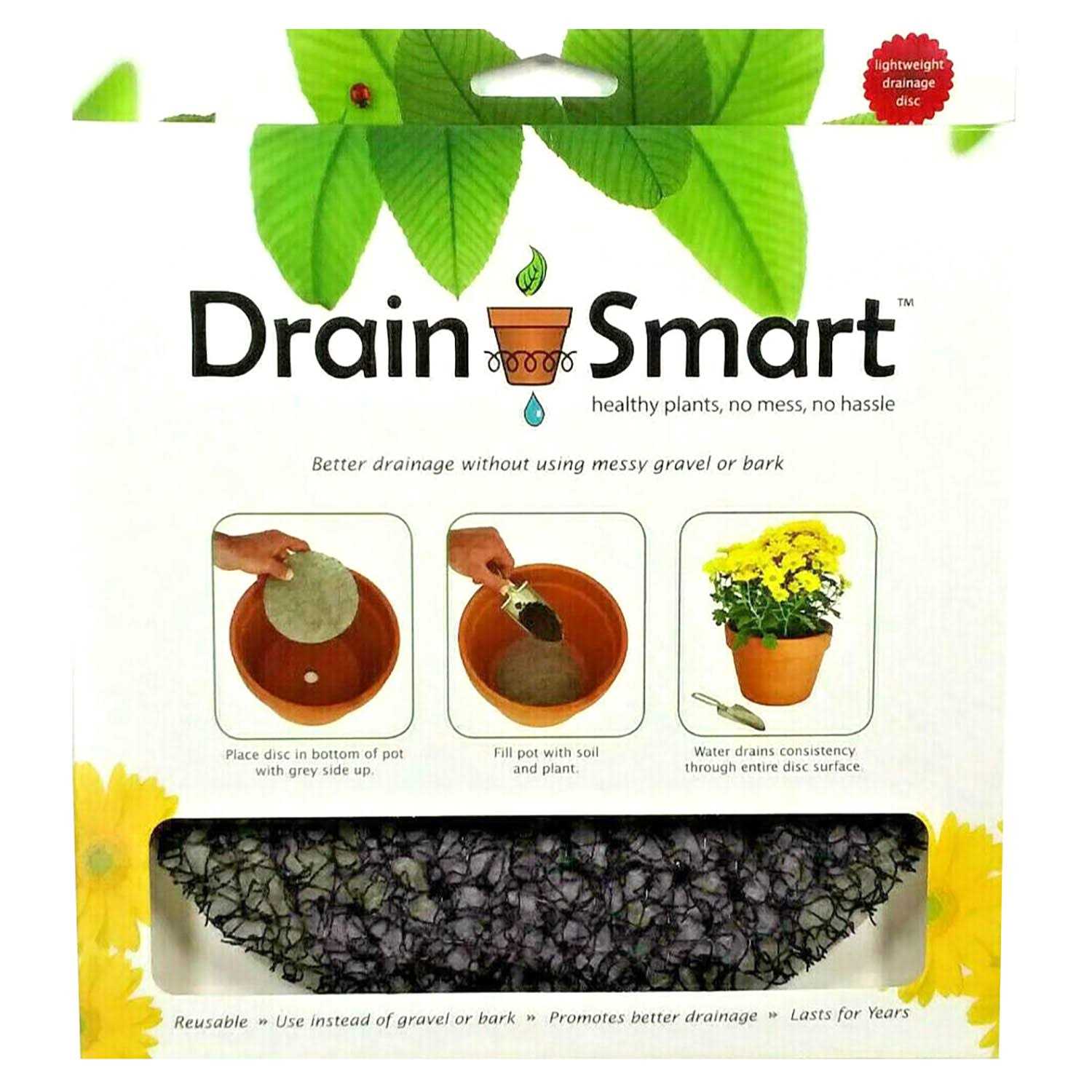 Drain-Smart 2-Pack Drainage Discs Perfect for Outdoor-Indoors - Image 4