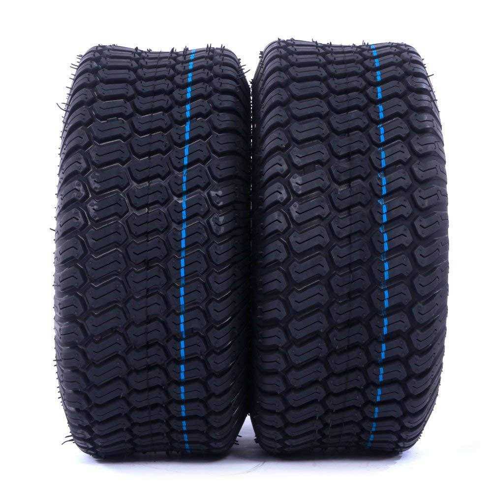 MOTOOS 15x6.00-6 Lawn Mower Turf Tires 15x6x6 Lawn Garden Tractor Golf Cart Tires 4PR Tubeless Pack of 2 - Image 3