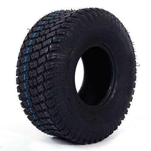 MOTOOS 15x6.00-6 Lawn Mower Turf Tires 15x6x6 Lawn Garden Tractor Golf Cart Tires 4PR Tubeless Pack of 2 - Image 4