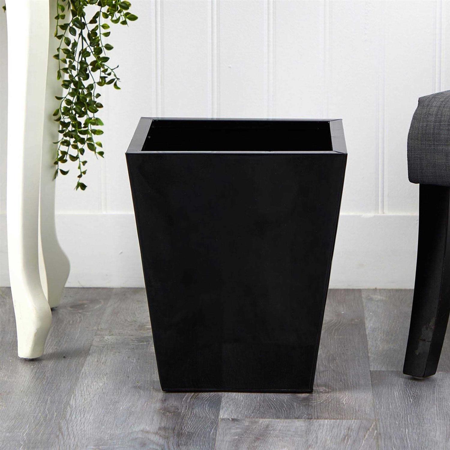 Nearly Natural Classic Square Metal Planter - Image 3