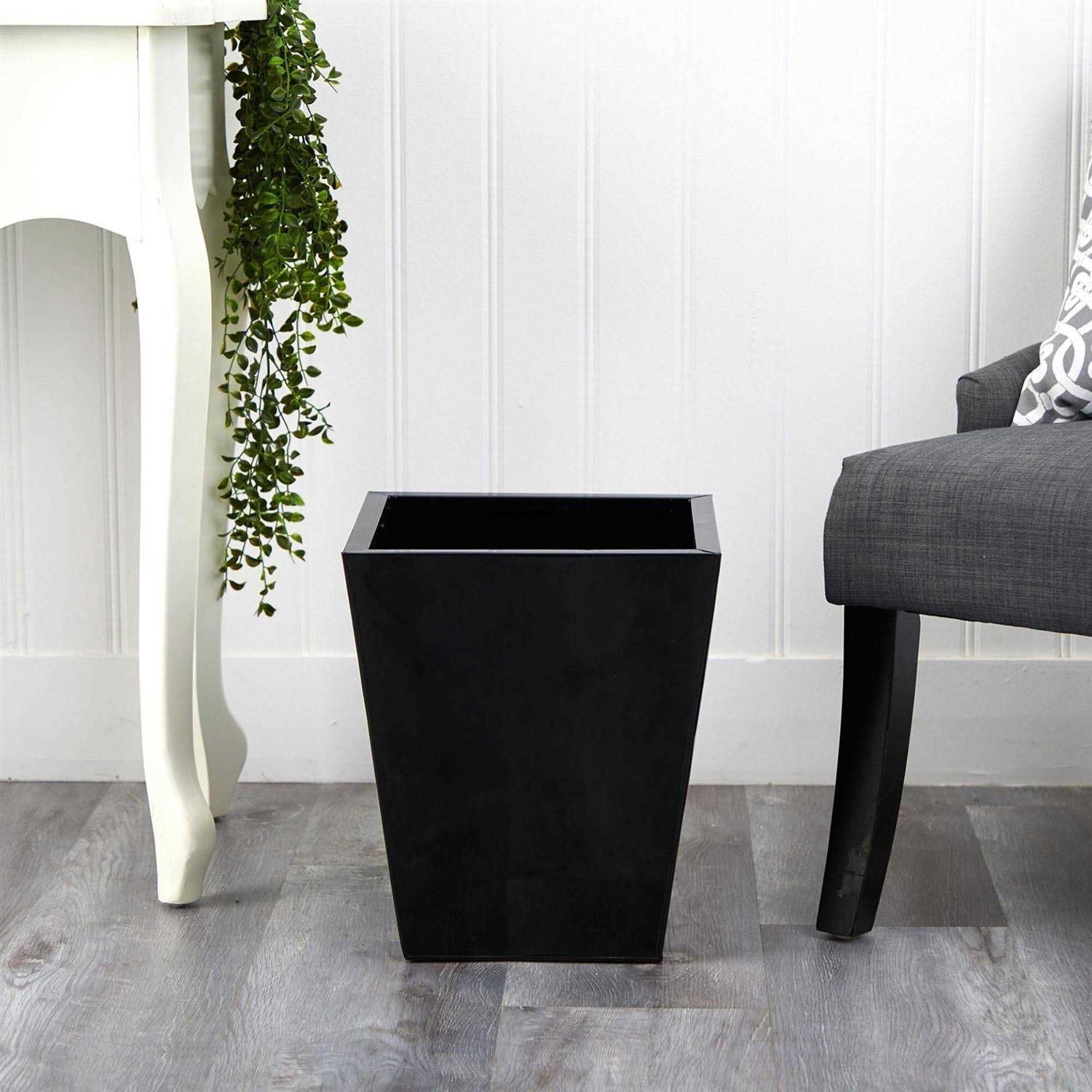 Nearly Natural Classic Square Metal Planter - Image 5