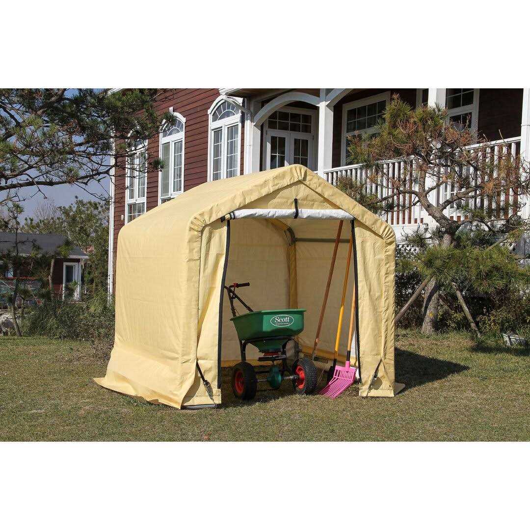 Garden 6 ft. W x 6 ft. D Metal Portable Storage Shed WEATHERFAST - Image 4