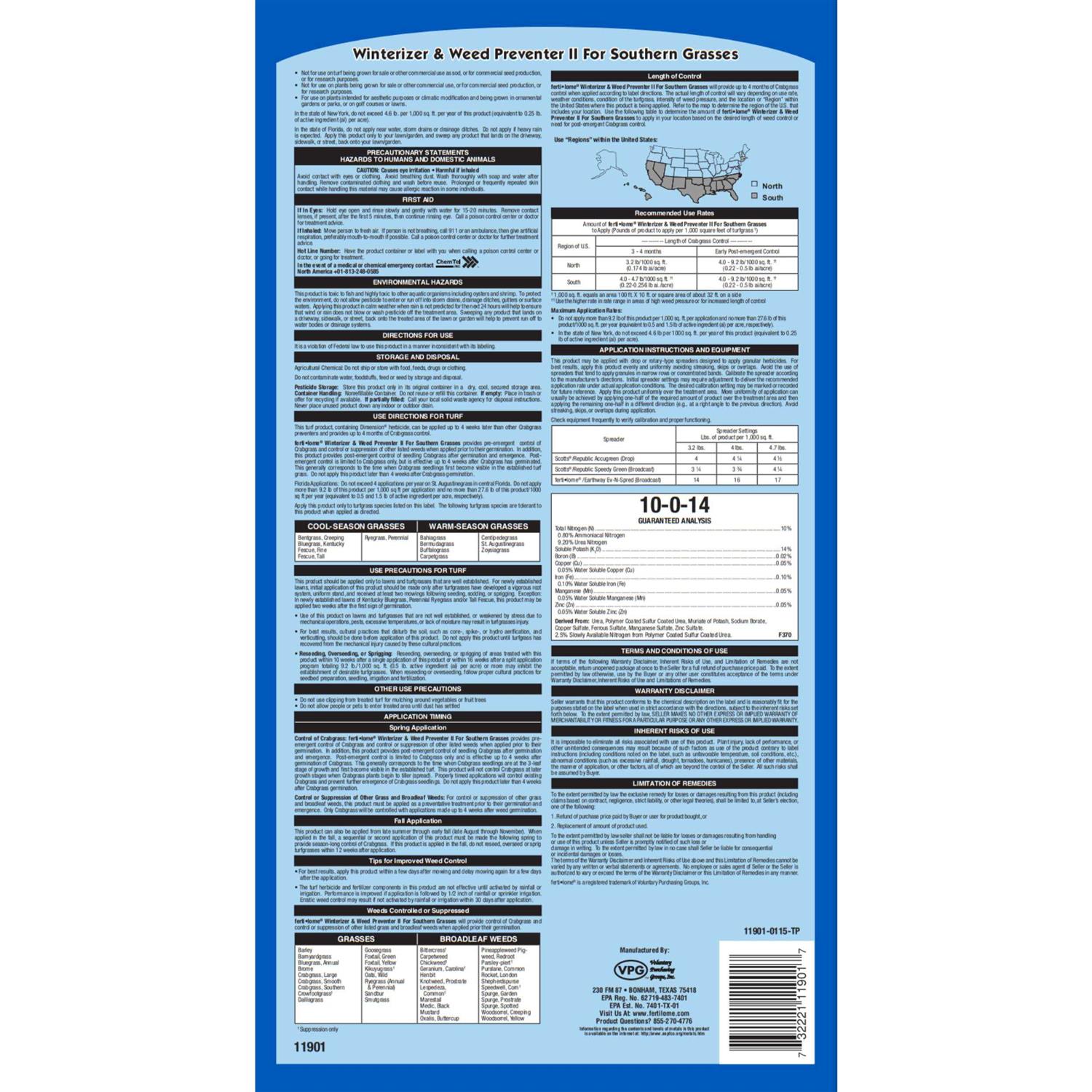 Ferti-Lome Winterizer and Weed Preventer II 10 - Image 5
