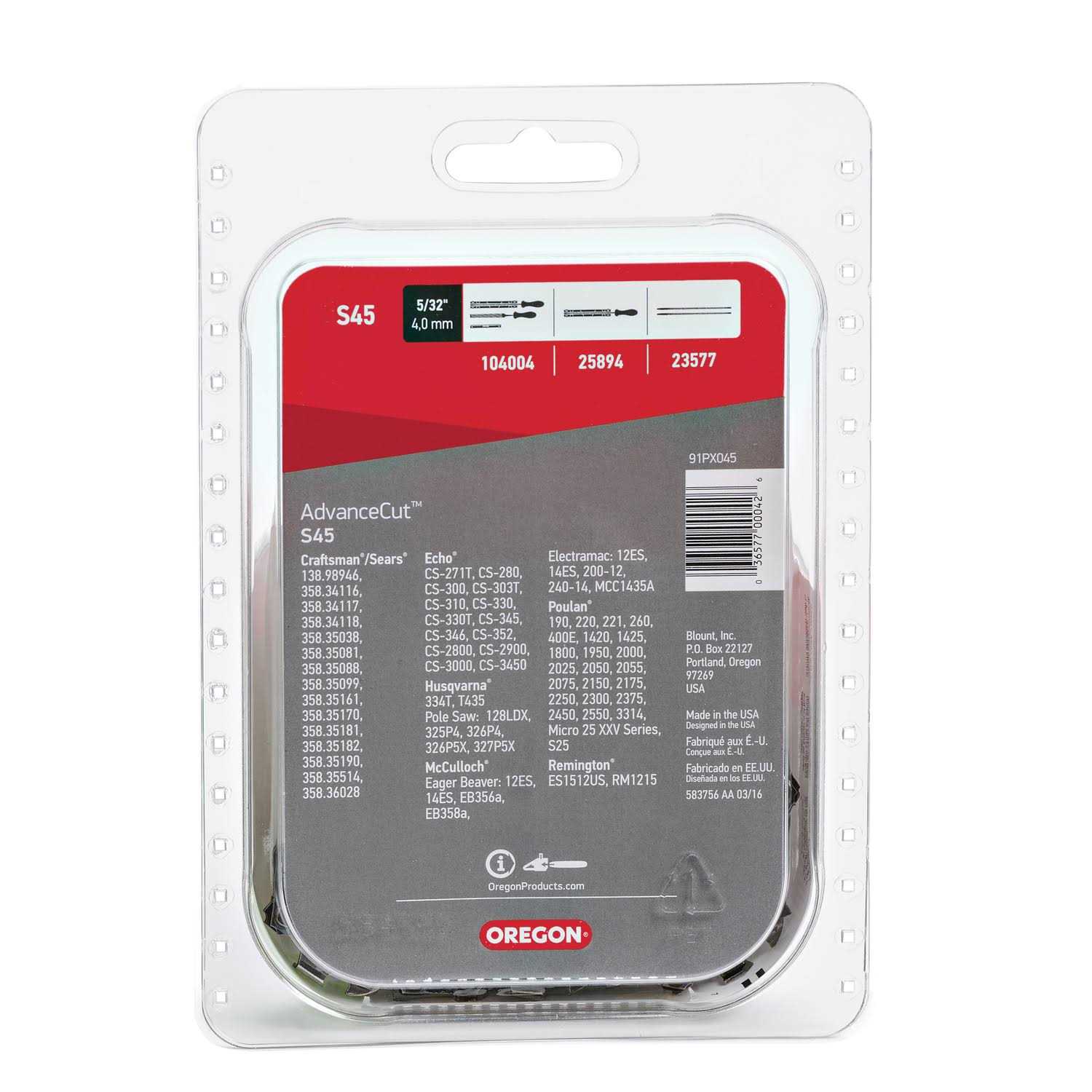 Oregon AdvanceCut S45 12 in. Chainsaw Chain - Image 3