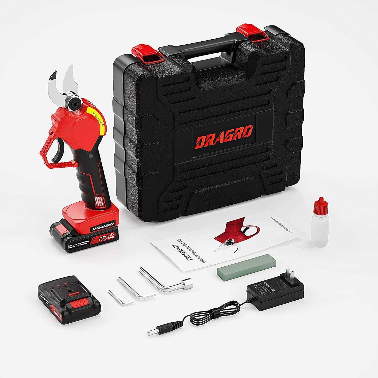 Dragro Electric Pruning Shears Professional Cordless Electric Pruning Battery Powered - Image 4