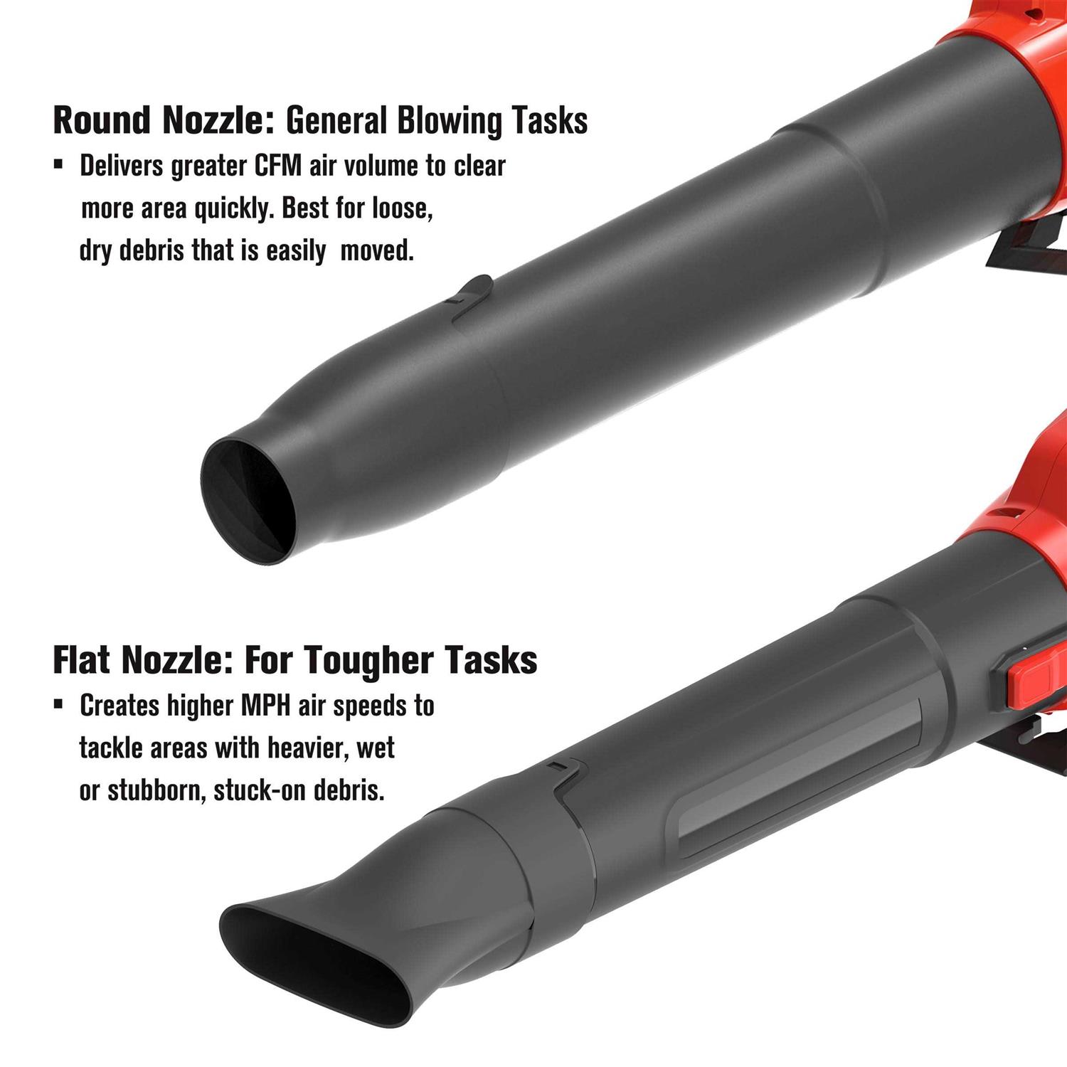 PRORUN Electric 60-volt Max 680-Cfm 190-Mph Battery Handheld Leaf Blower 2.5 Ah PBL160H - Image 3
