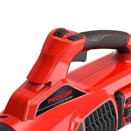 PRORUN Electric 60-volt Max 680-Cfm 190-Mph Battery Handheld Leaf Blower 2.5 Ah PBL160H - Image 4