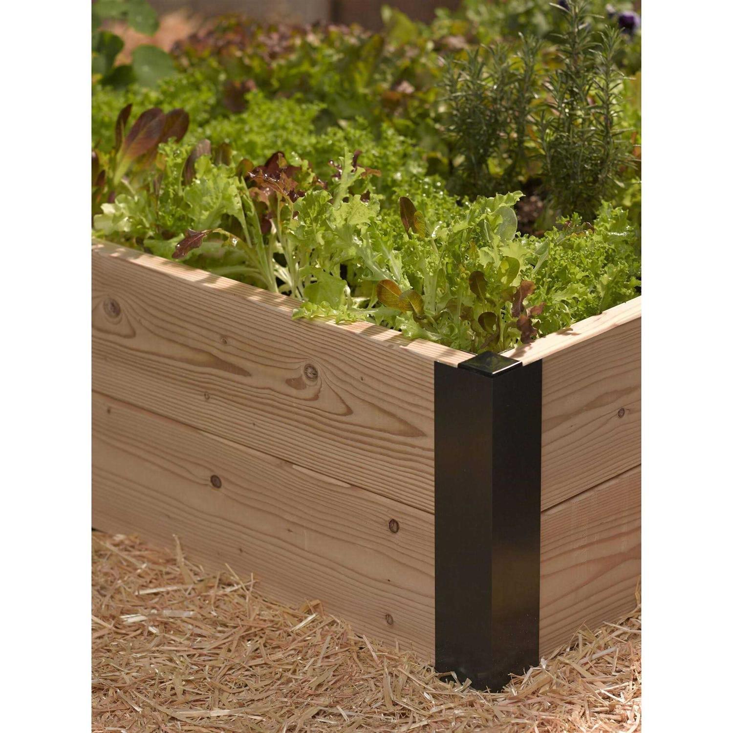 Gardener's Supply Company 6 Aluminum Raised Bed Corners - Image 3