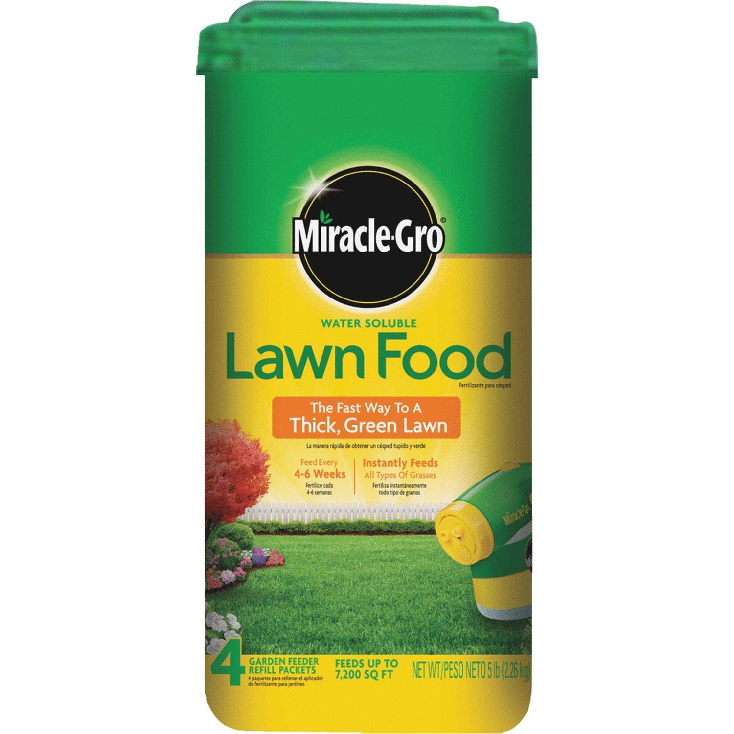 Miracle Gro Water Soluble Lawn Food - Image 3