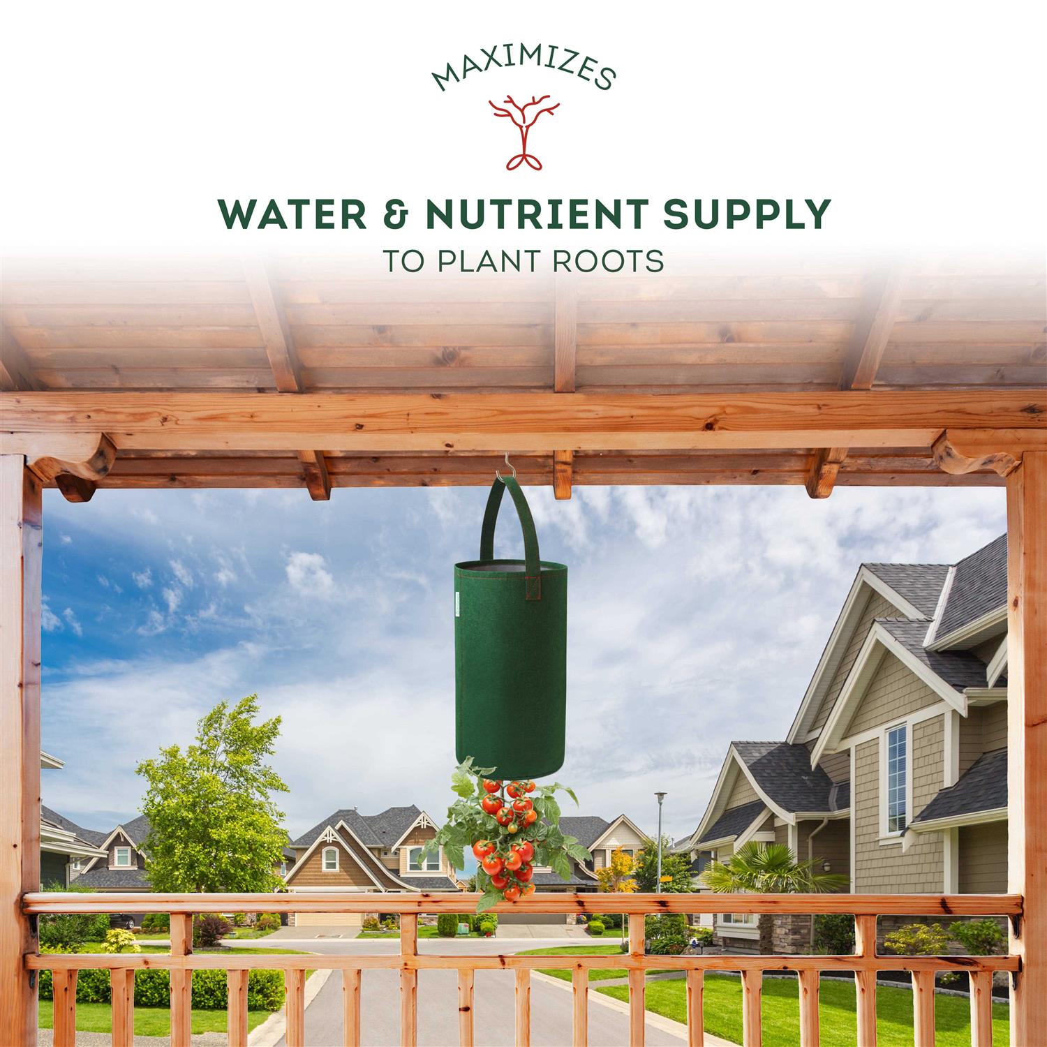 Pri Gardens Upside Down Tomato Planter - Image 4