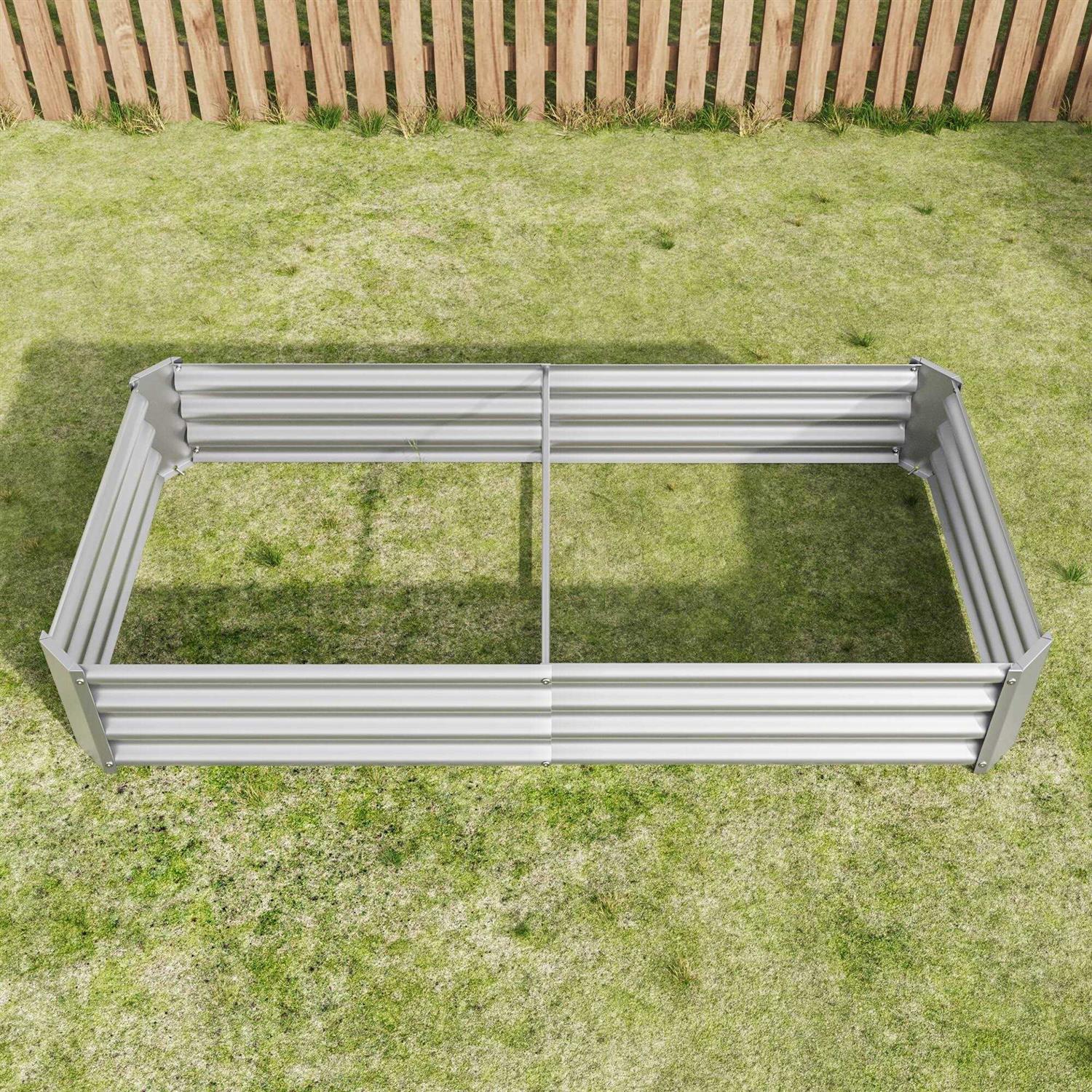 Raised Garden Bed Outdoor, 631ft , Metal Raised Rectangle Planter Beds for Plants, Vegetables, and Flowers - Image 5