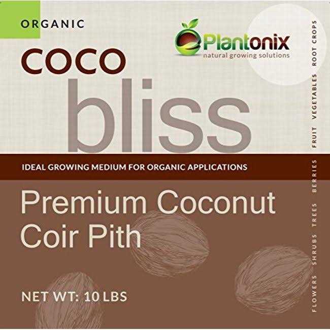 Plantonix Organic Coco Coir by Coco Bliss Compressed Coco Coir Brick with Low Ec and pH Balance - Image 5
