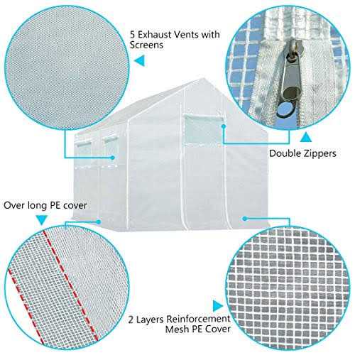 Quictent 10' x 9' x 8' White - Image 5